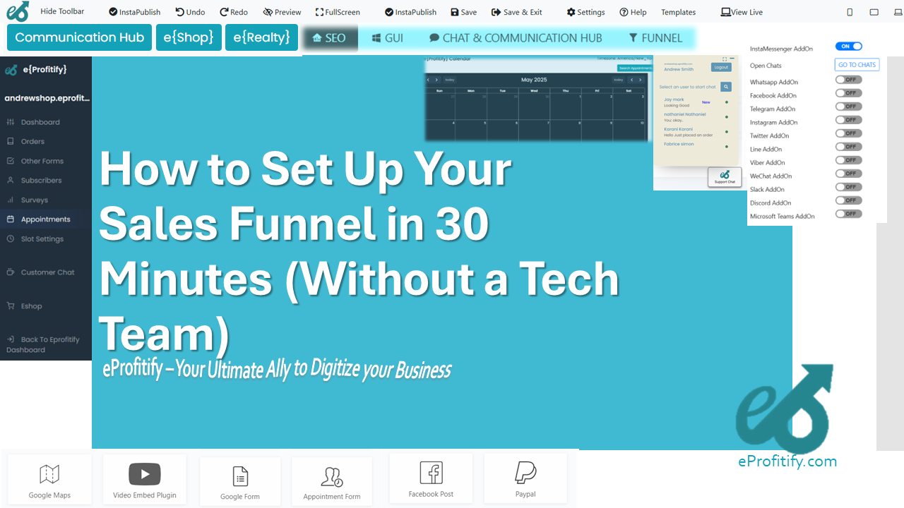 How to Set Up Your Sales Funnel in 30 Minutes (Without a Tech Team)